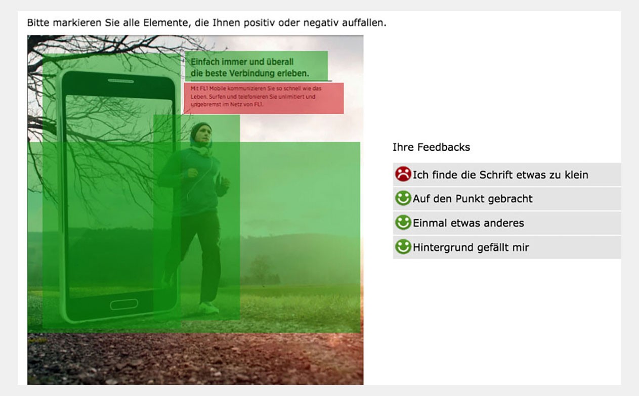 Visual Feedback Screenshot